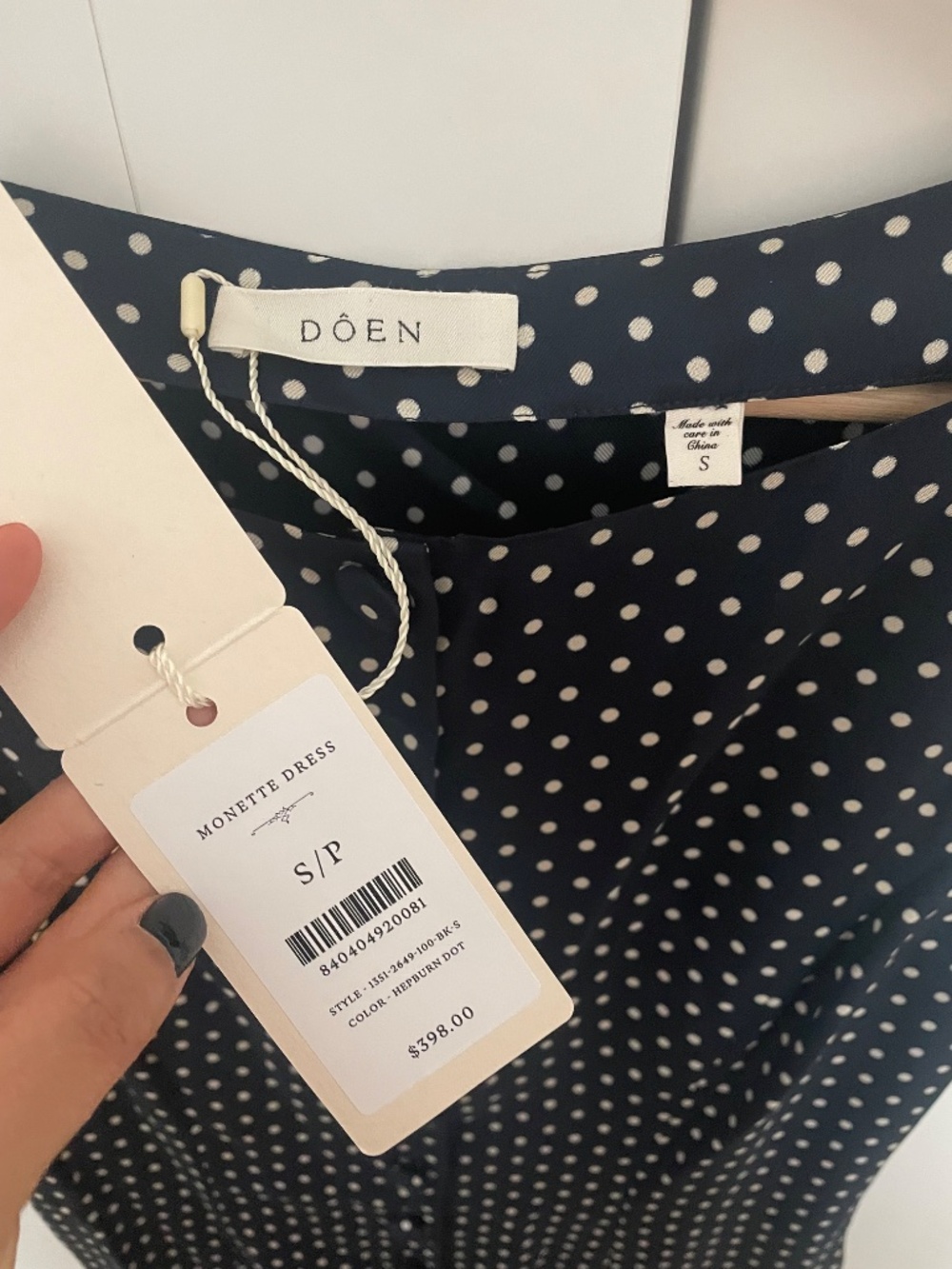Doen Monette Dress Hepburn Dot - Picture 5 of 8